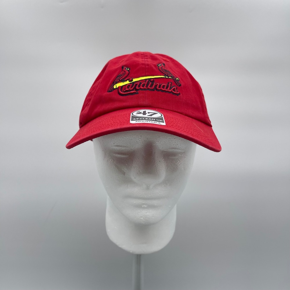 '47 Brand B-RGW23GWS-RDI OSFA Red MLB St. Louis Cardinals Baseball Clean Up Hat